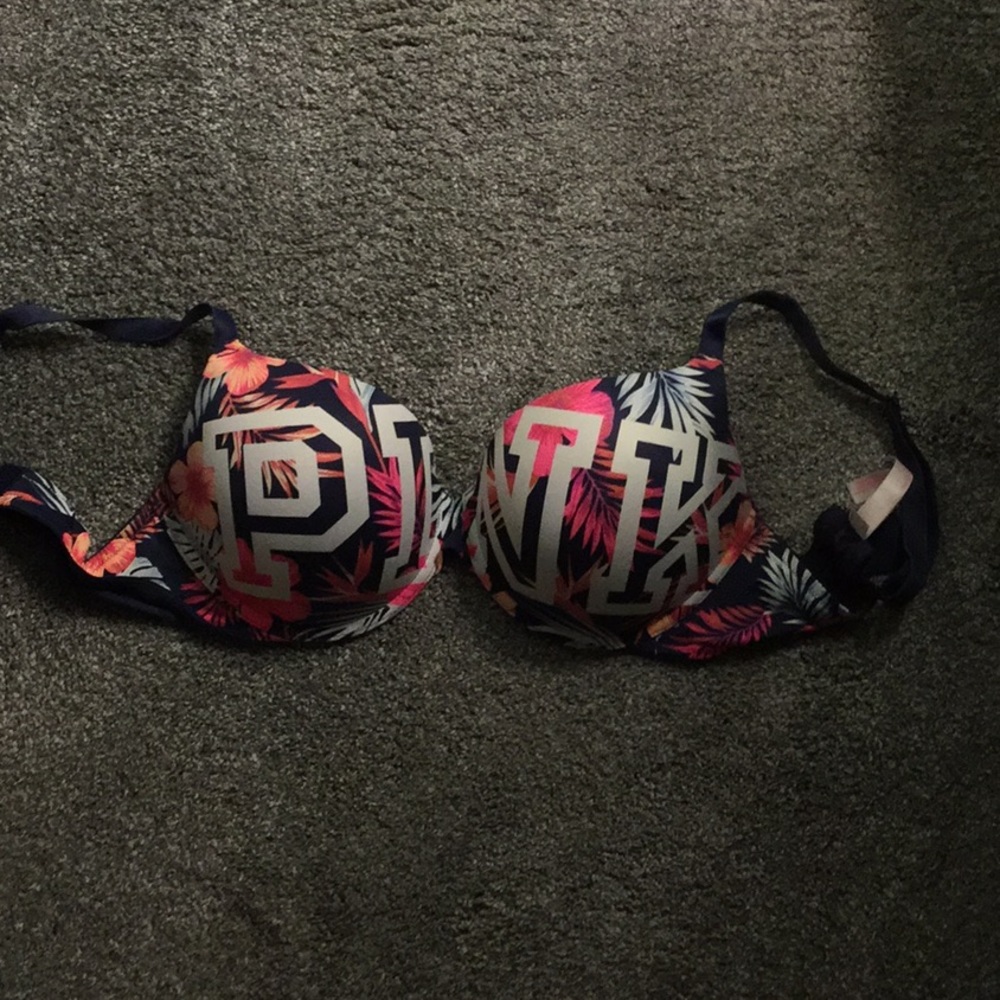 Pink bra